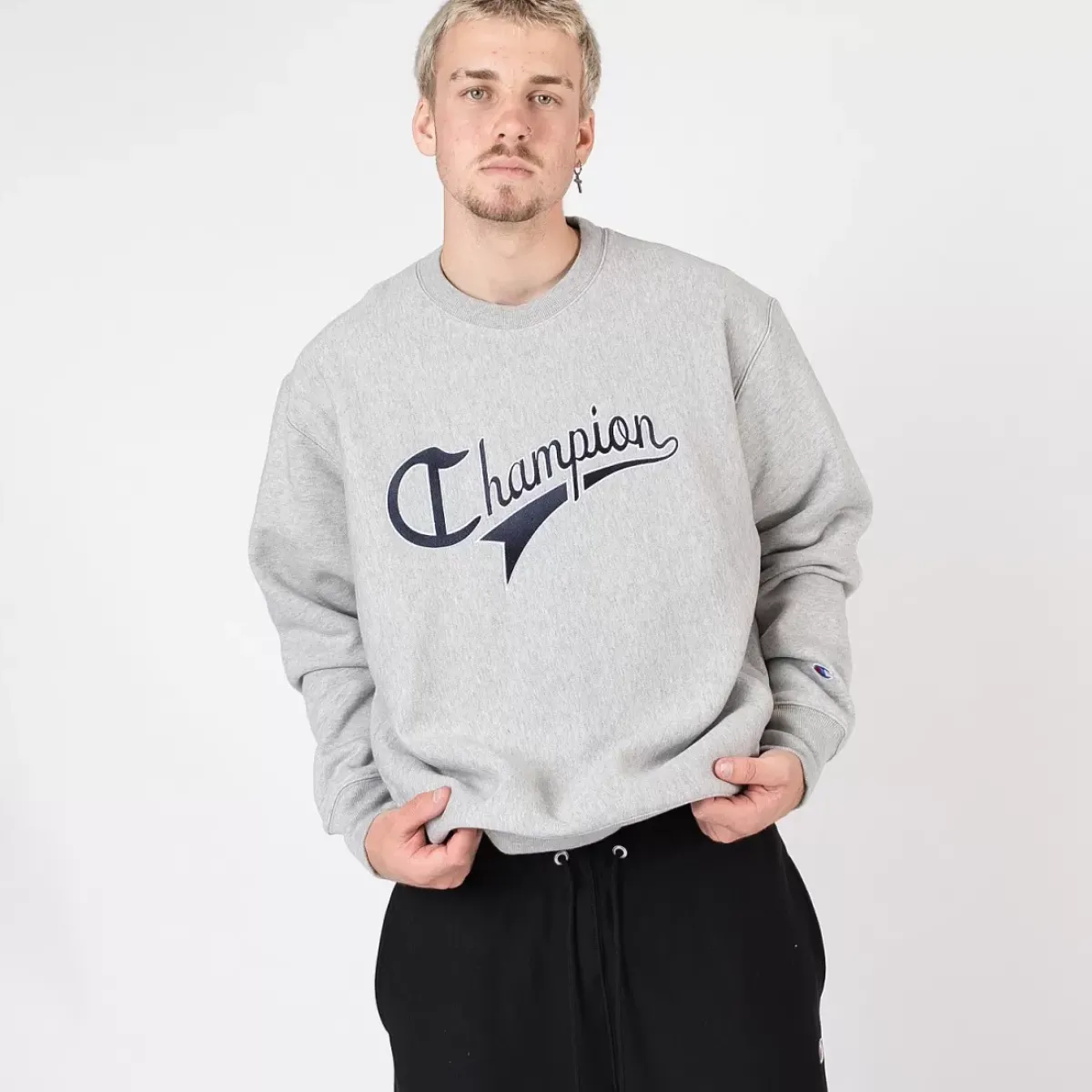 Champion Hoodies & Crews<Reverse Weave Cursive Logo Crew