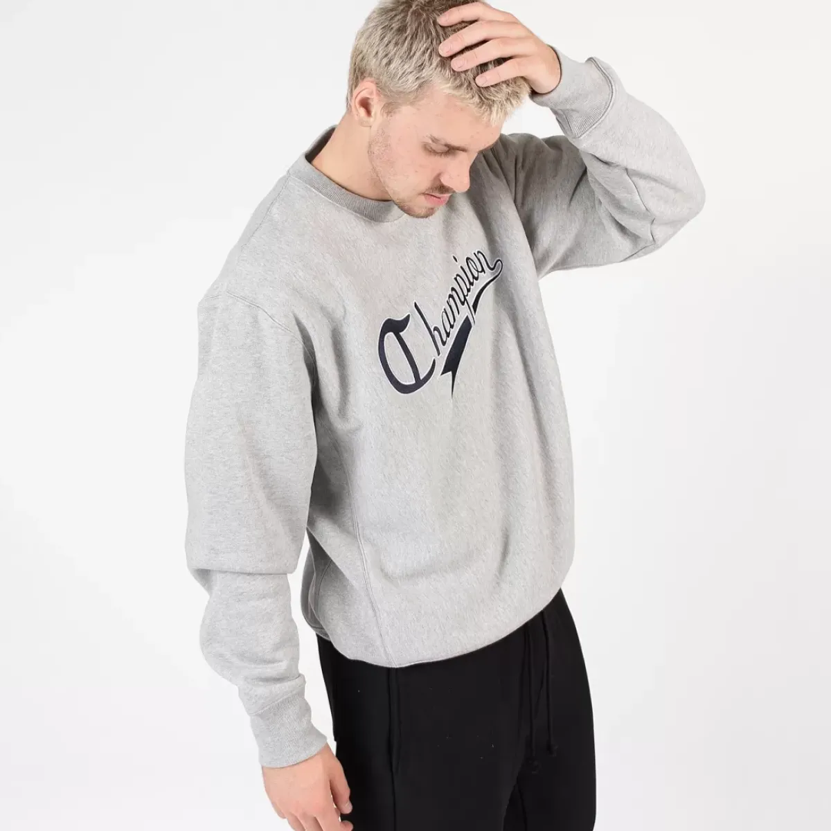 Champion Hoodies & Crews<Reverse Weave Cursive Logo Crew