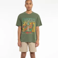 MITCHELL AND NESS Tees & Tanks<Seattle Supersonics Brush Off Tee Unisex