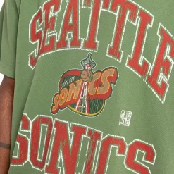 MITCHELL AND NESS Tees & Tanks<Seattle Supersonics Vintage Tee Unisex