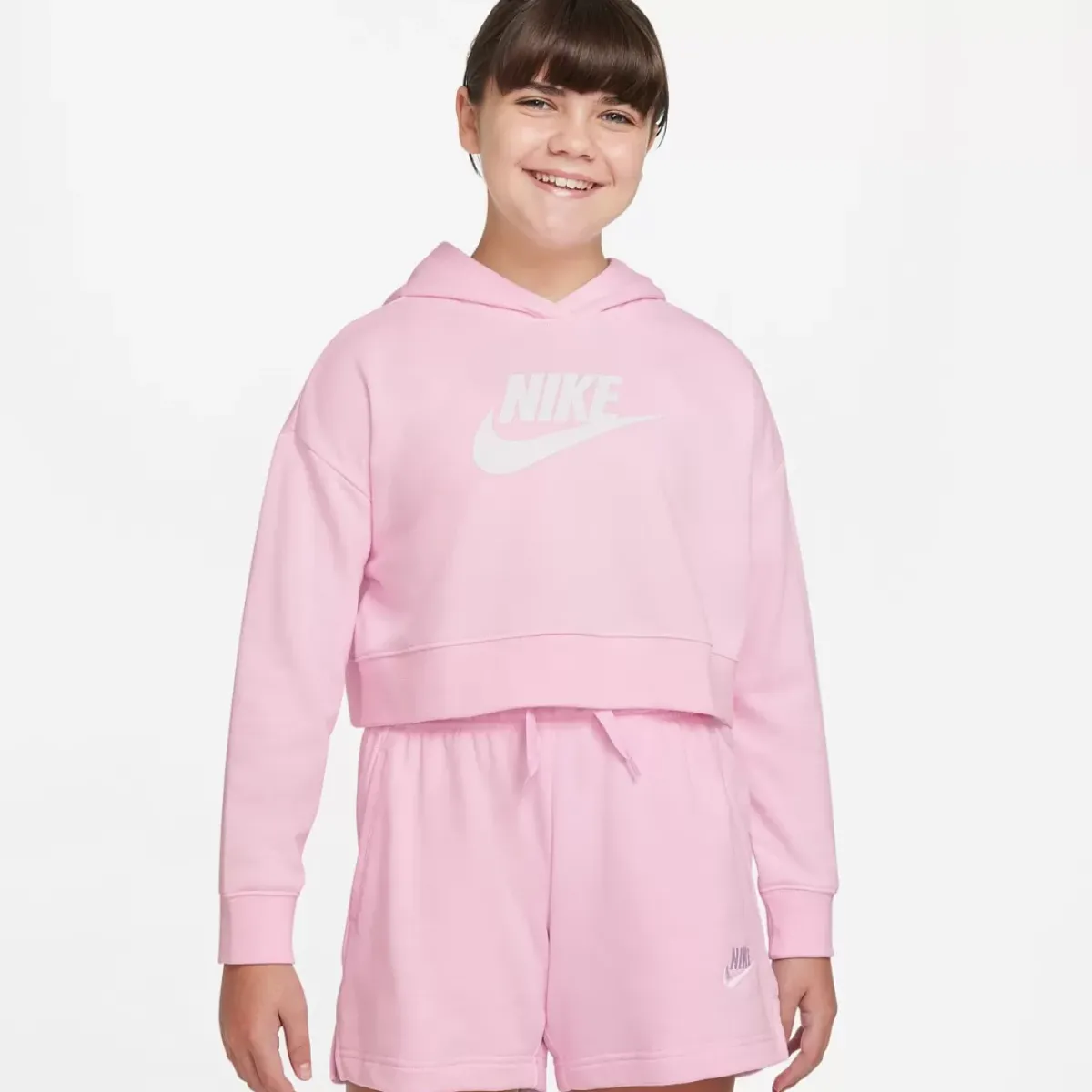 Nike Hoodies & Crews<Sportswear Club French Terry Cropped Hoodie Youth