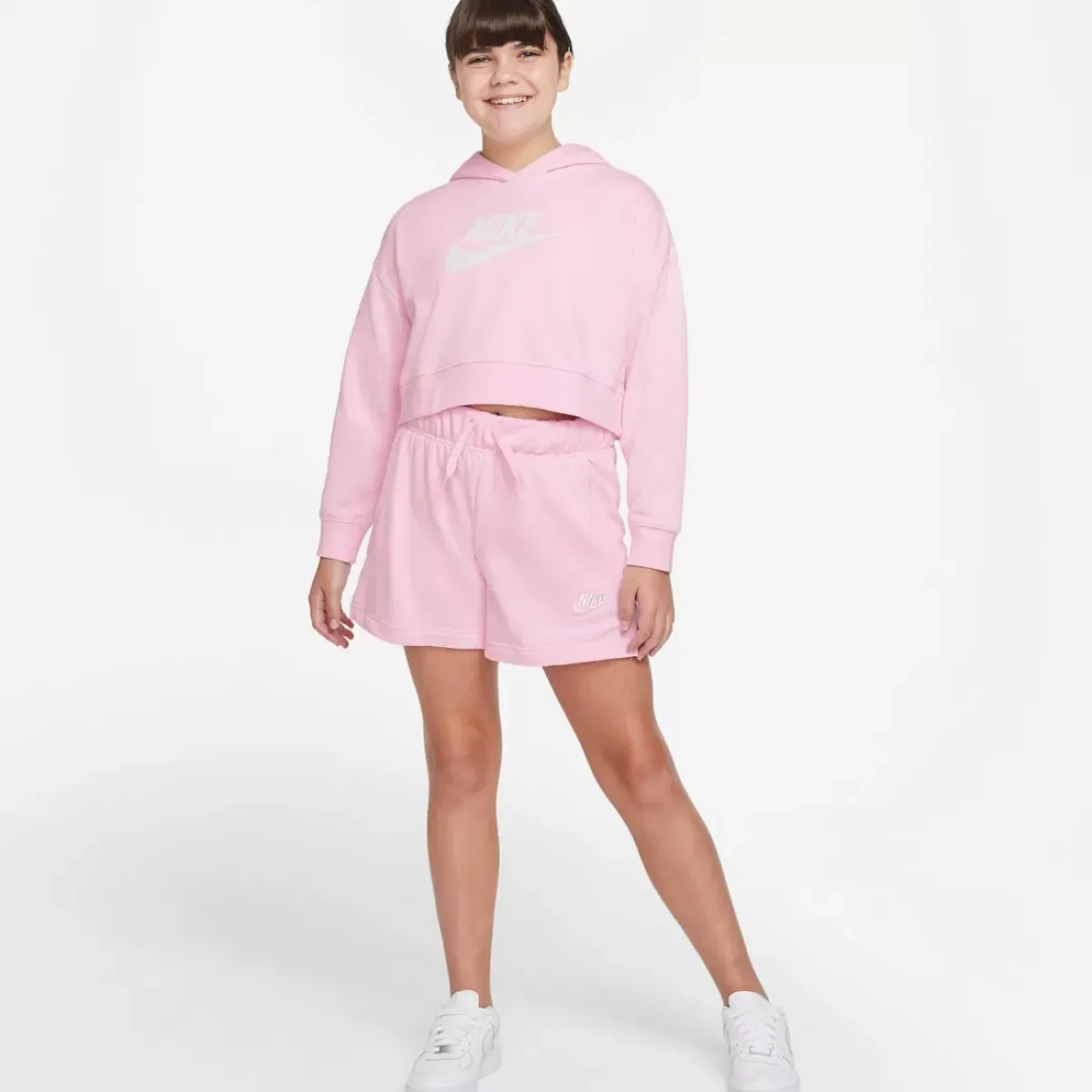 Nike Hoodies & Crews<Sportswear Club French Terry Cropped Hoodie Youth