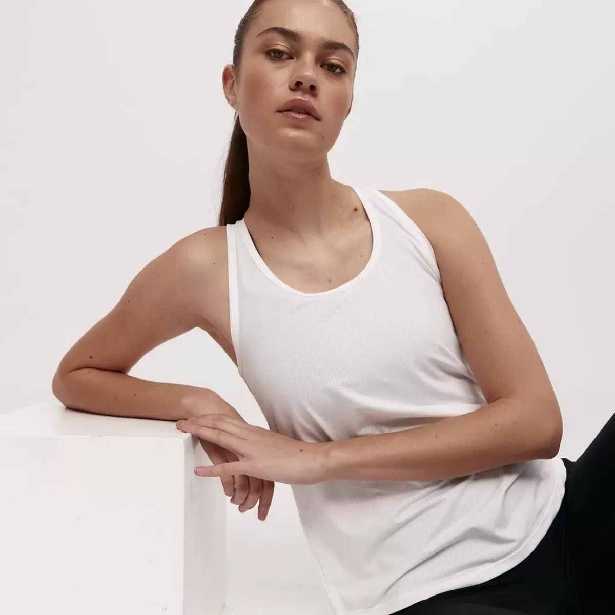 Taylor Sport Tees & Tanks<Taylor Tank In Cream