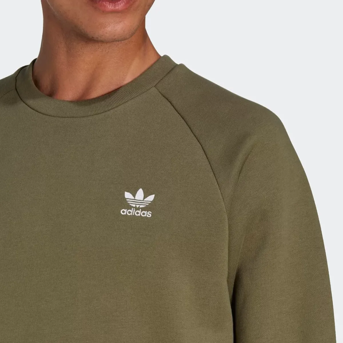 Adidas Originals Hoodies & Crews<Trefoil Essentials Crewneck Sweatshirt