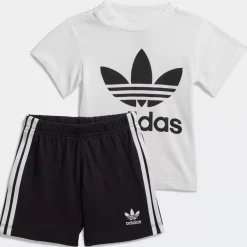 Adidas Originals Tees<Trefoil Shorts And Tee Set Infants