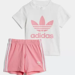 Adidas Originals Sets<Trefoil Shorts Tee Set Infants