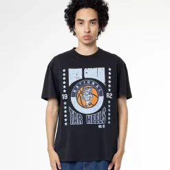 MITCHELL AND NESS Tees & Singlets<University Of North Carolina Star Team Vintage Tee Unisex
