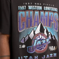 MITCHELL AND NESS Tees & Tanks<Utah Jazz 1997 Western Conference Champ Tee Unisex