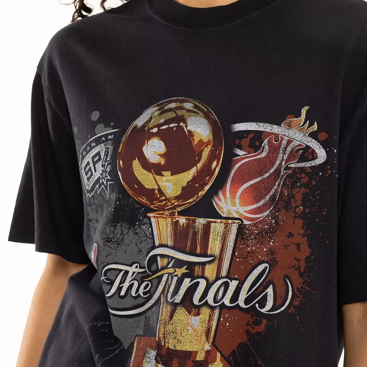 MITCHELL AND NESS Tees & Singlets<Vintage 2013 Finals Tee Unisex
