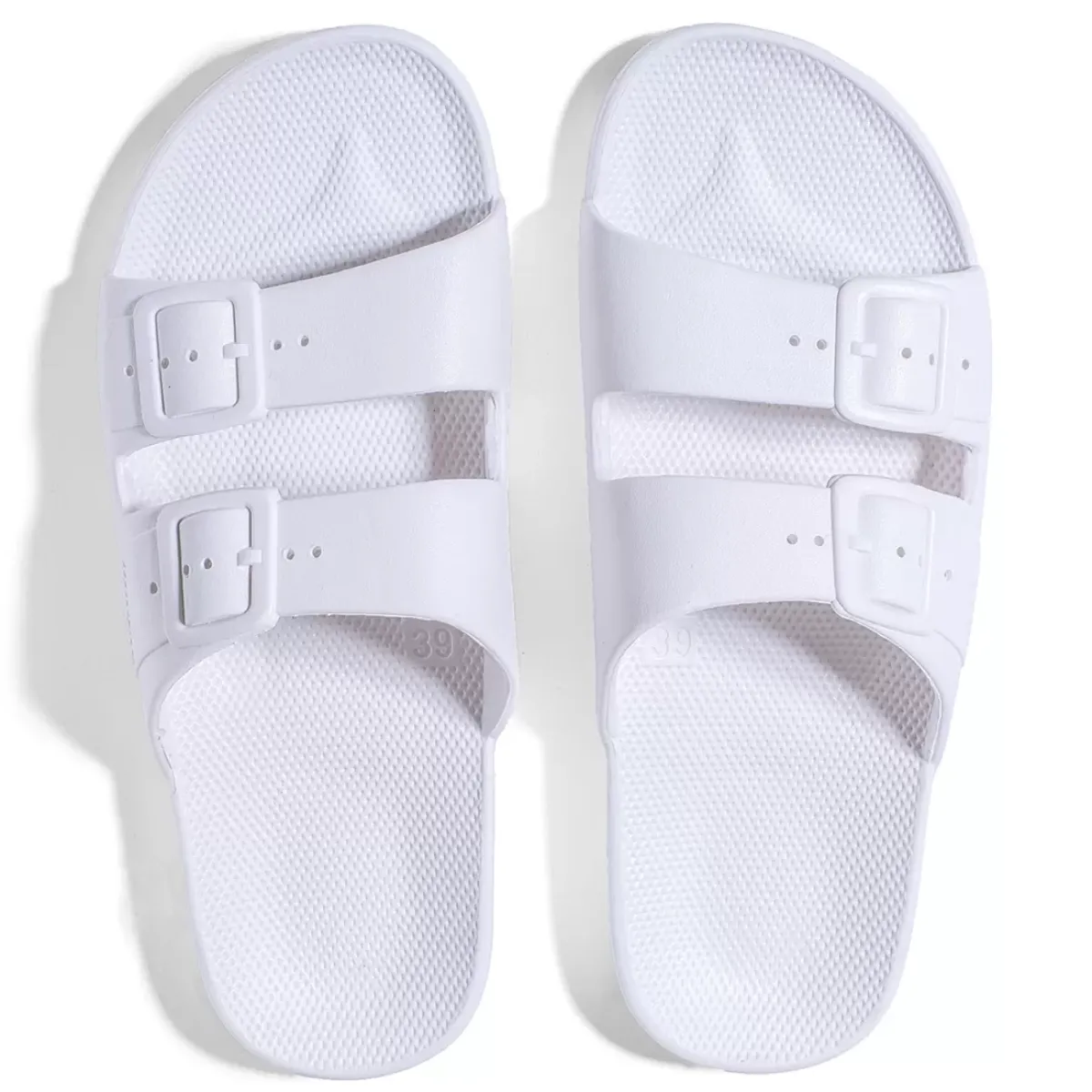 Freedom Moses Slides<White Slides Mens