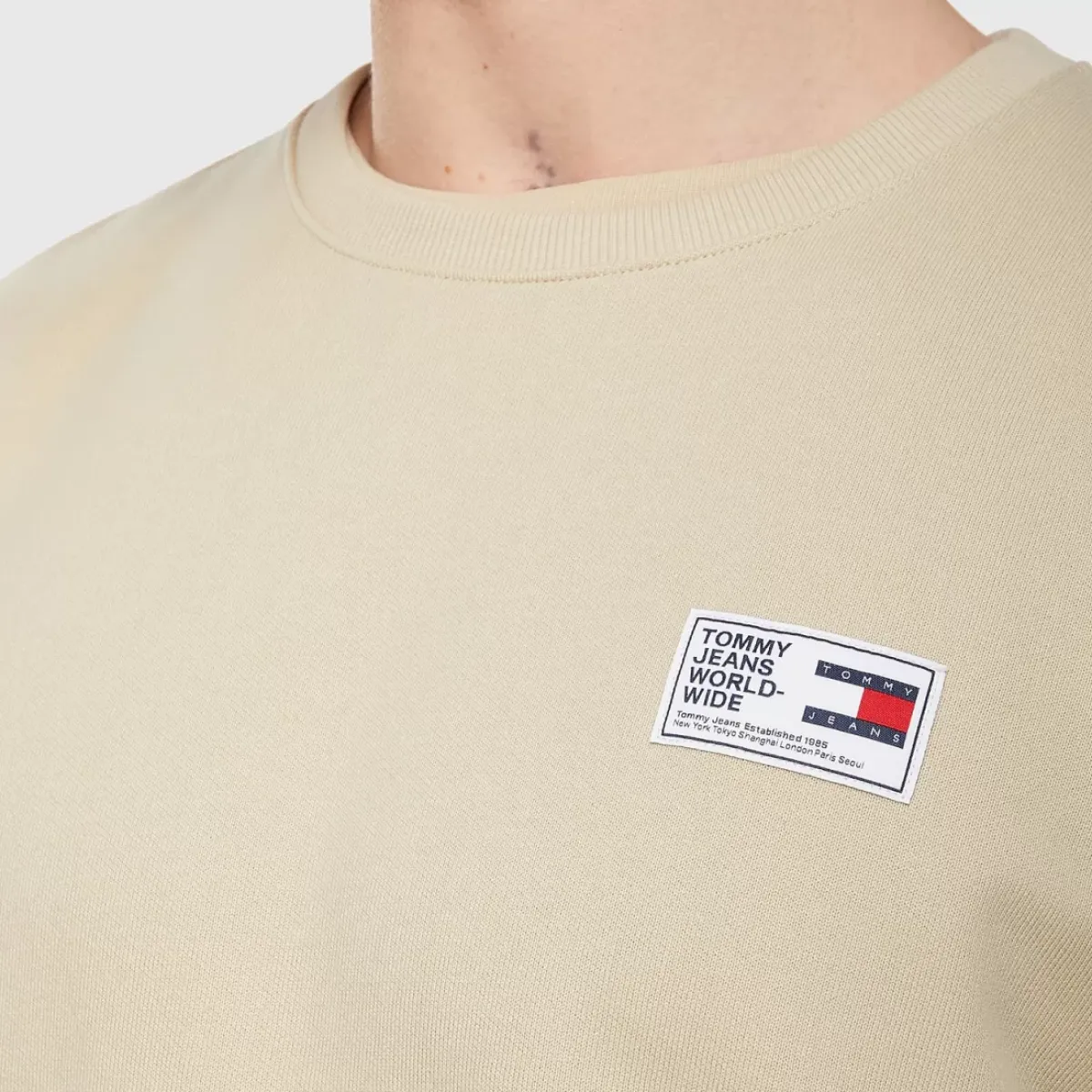 TOMMY HILFIGER Hoodies & Crews<Woven Label Crewneck